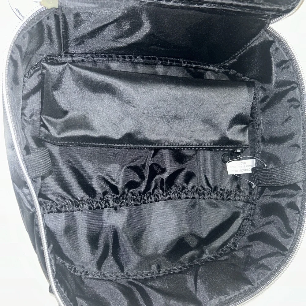 NWT Modella Black Travel Cosmetic Makeup Bag Toiletry Organizer‎ Storage Case